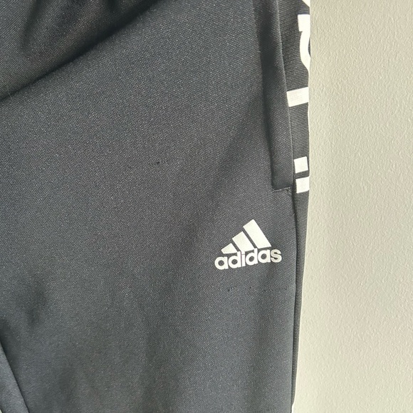 Adidas Black Sweatpants with Side Stripe - Picture 6 of 10